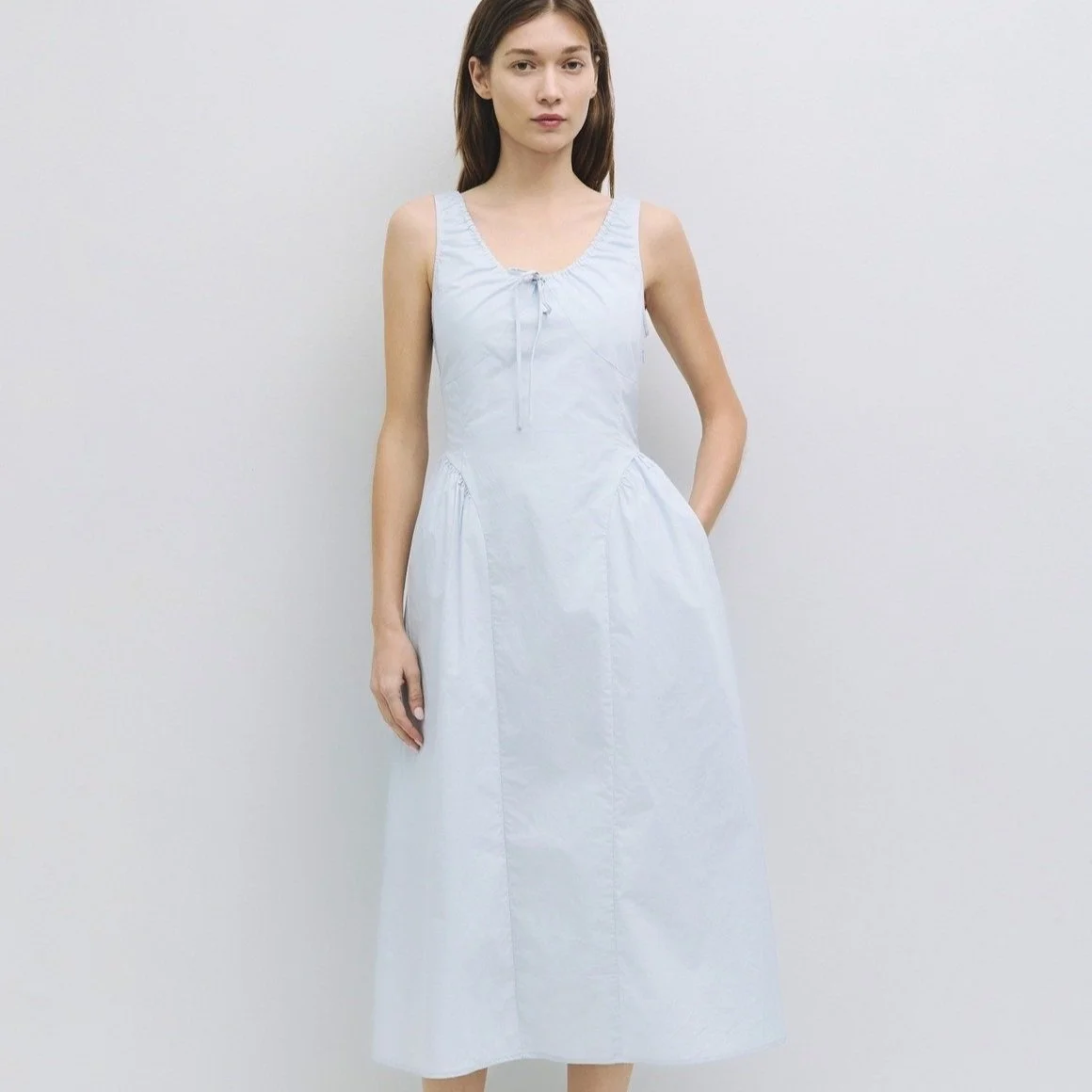 The Anika Dress Light Blue