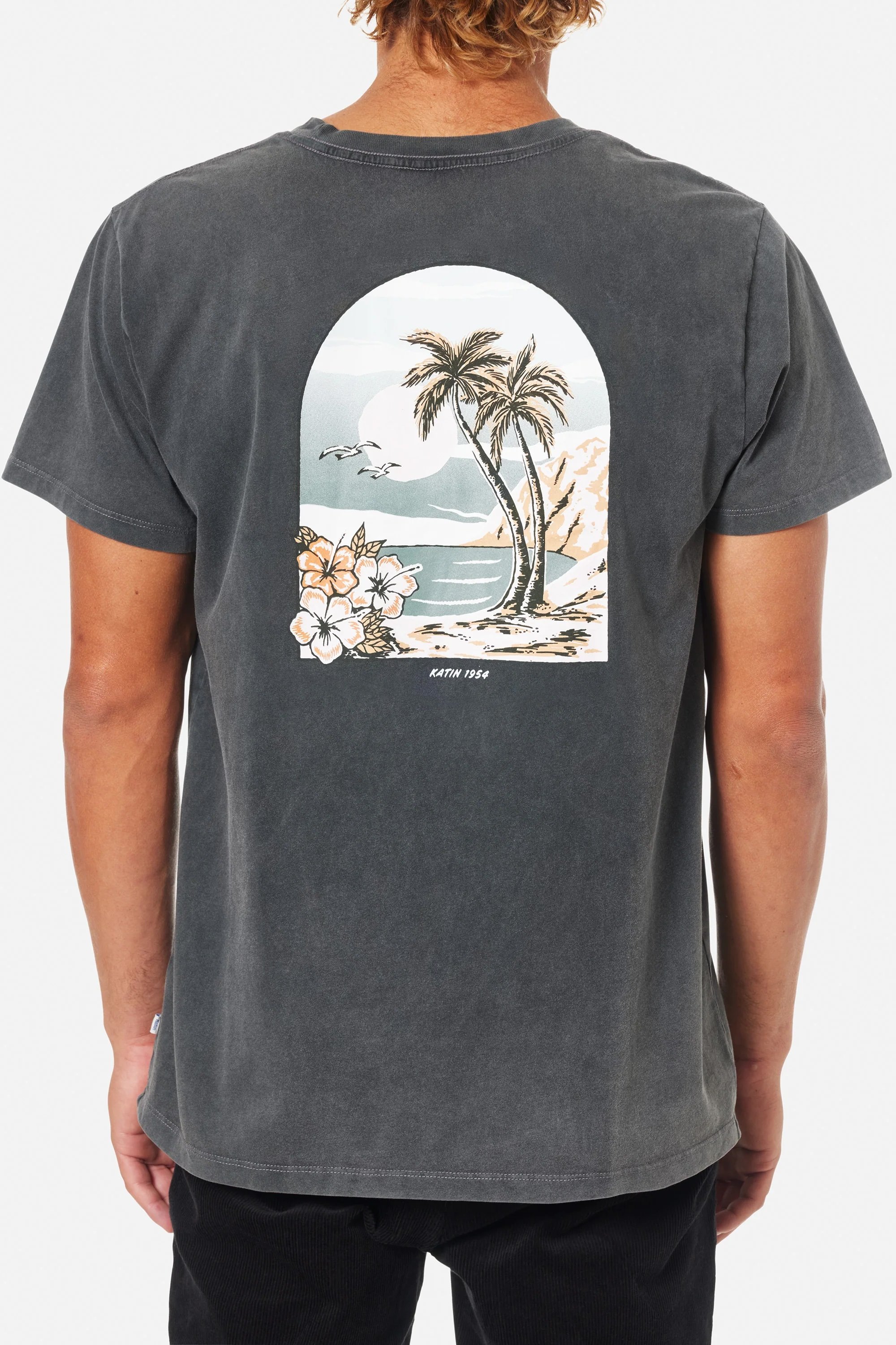 Katin Bliss Tee Black Sand Wash