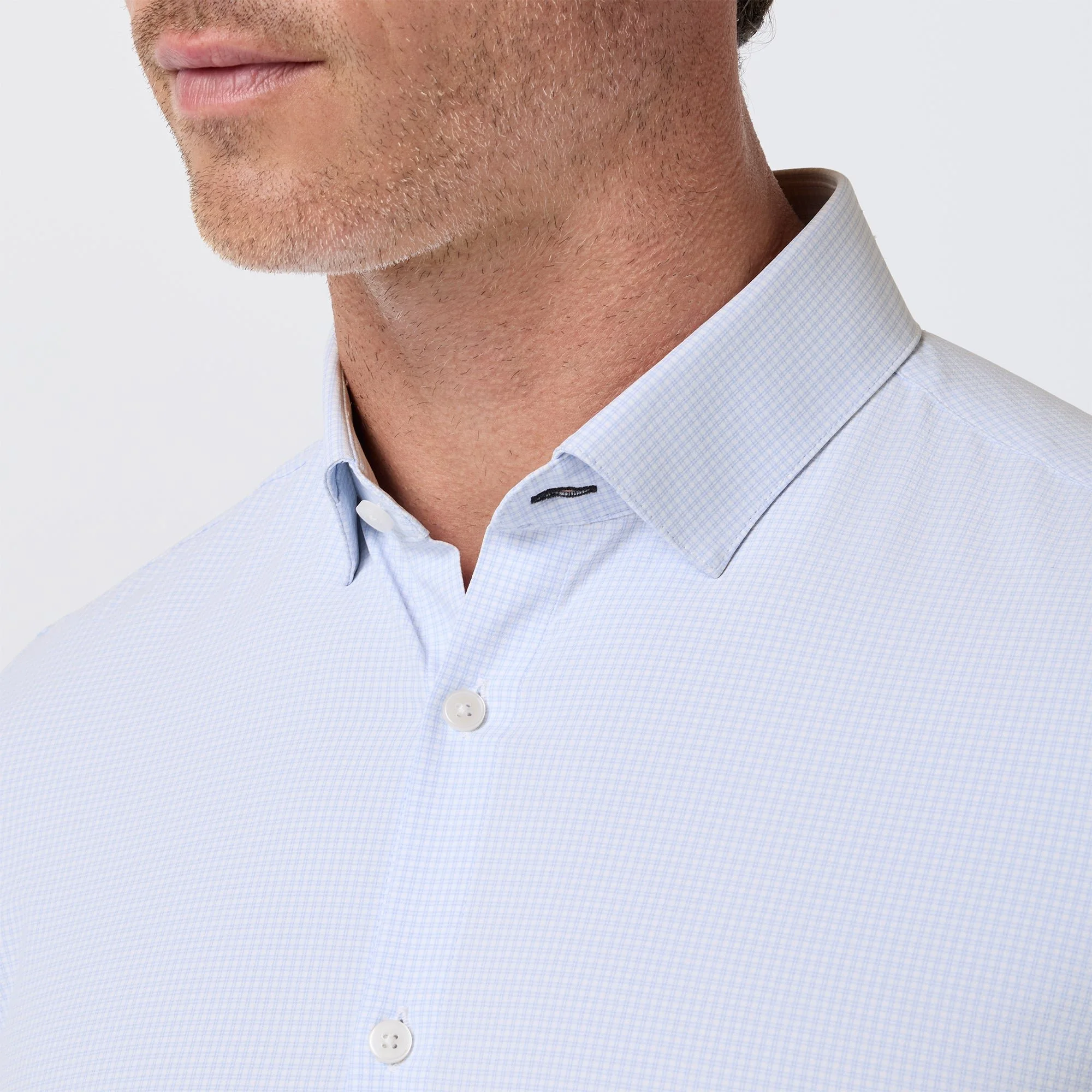 Mizzen and Main - Leeward Dress Shirt - Cloud Blue Finn Check - 5.jpg