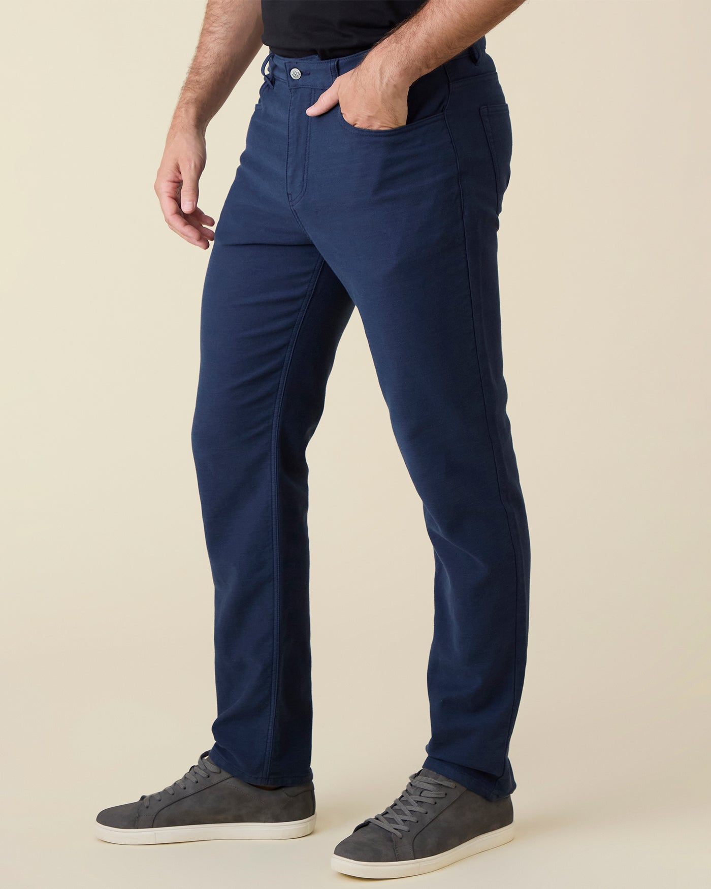 Flag & Anthem Holden Knit 5-Pocket Pant Navy