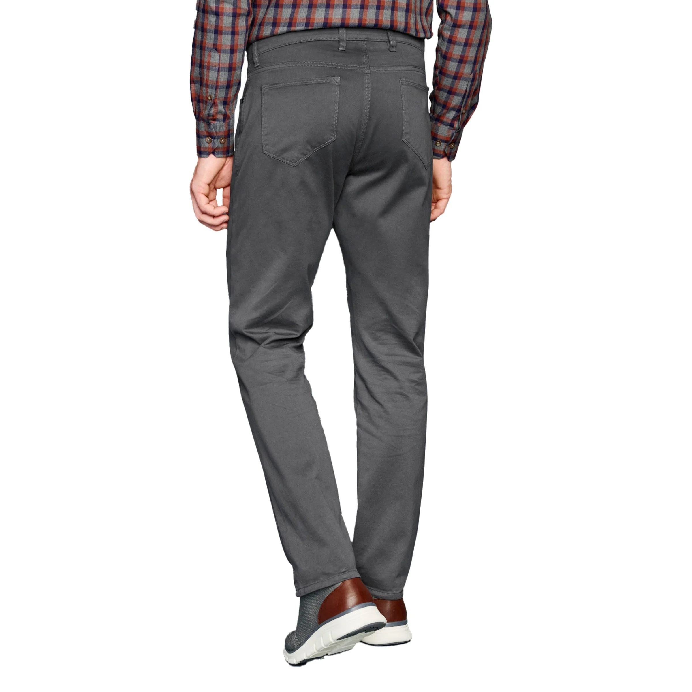 Johnston & Murphy Five-Pocket Pants Dark Charcoal