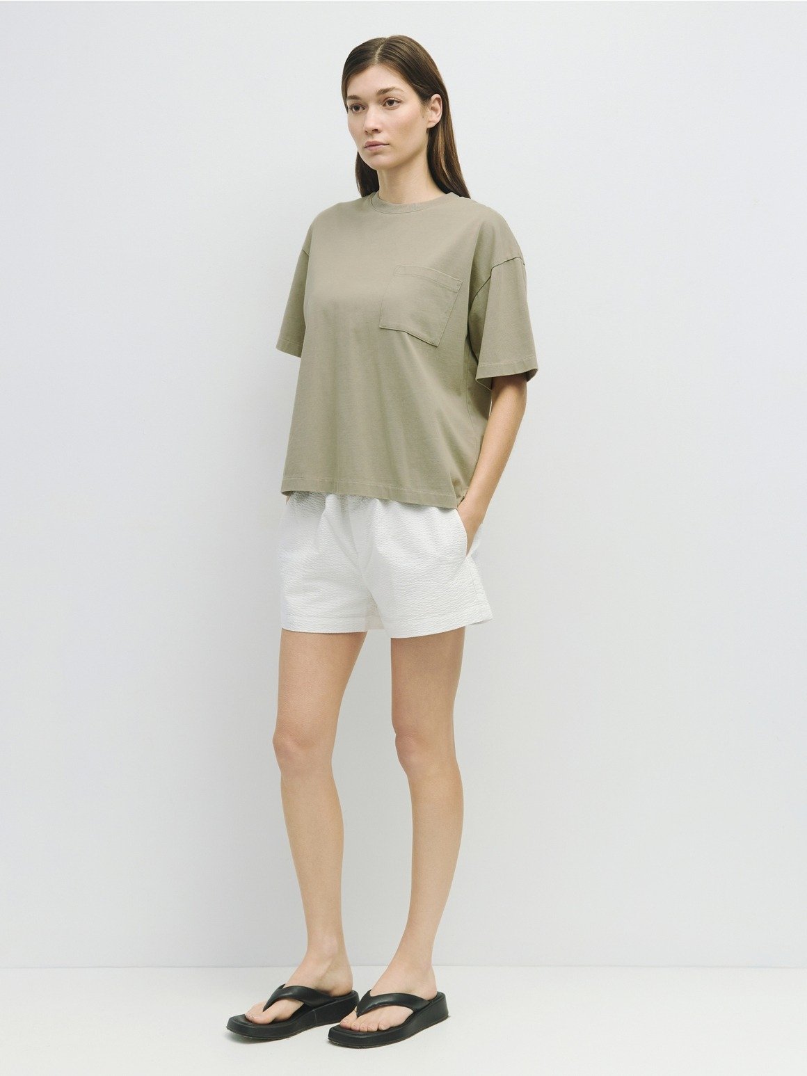 The Devon Seersucker Shorts White