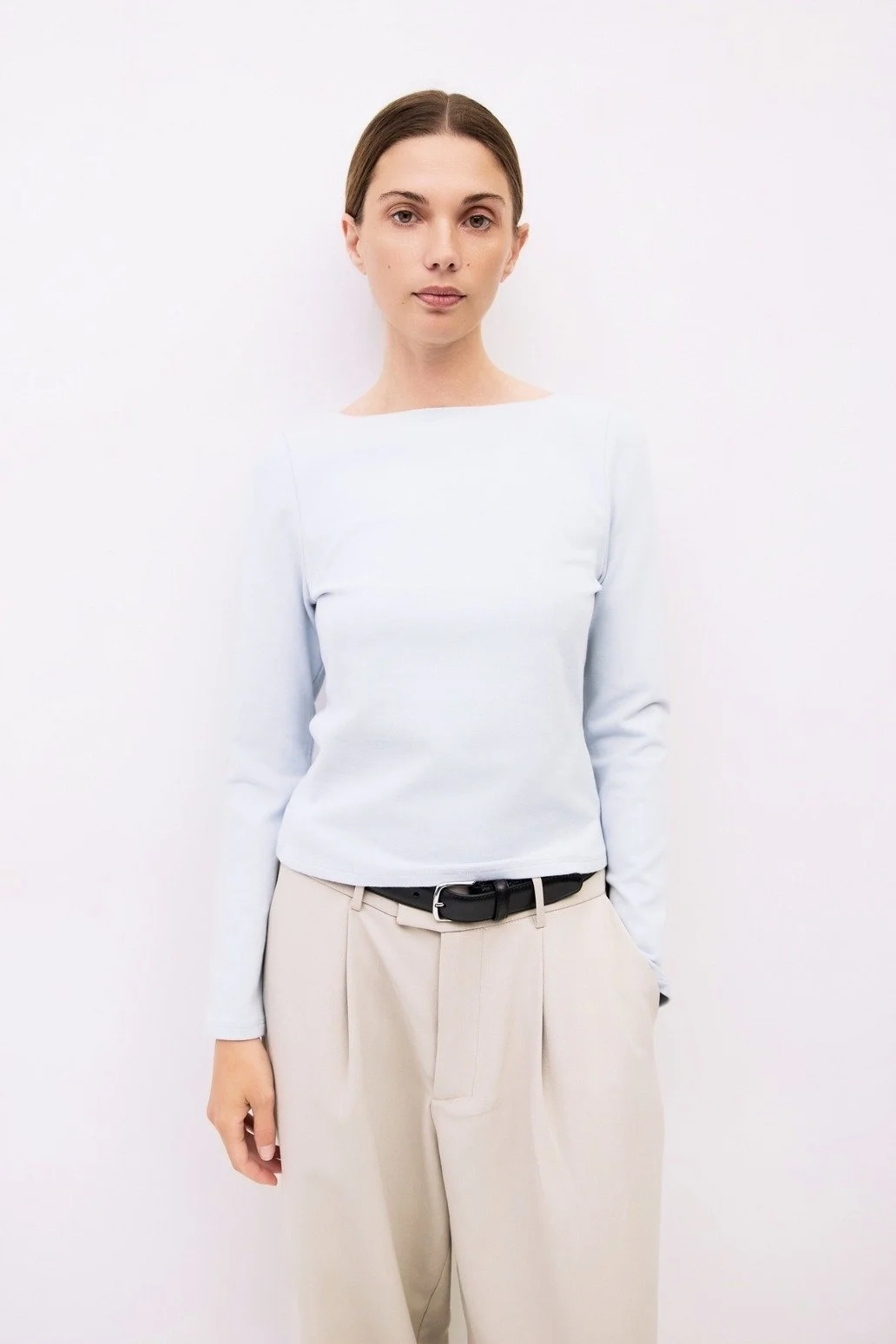 The Martina Top Pale Blue