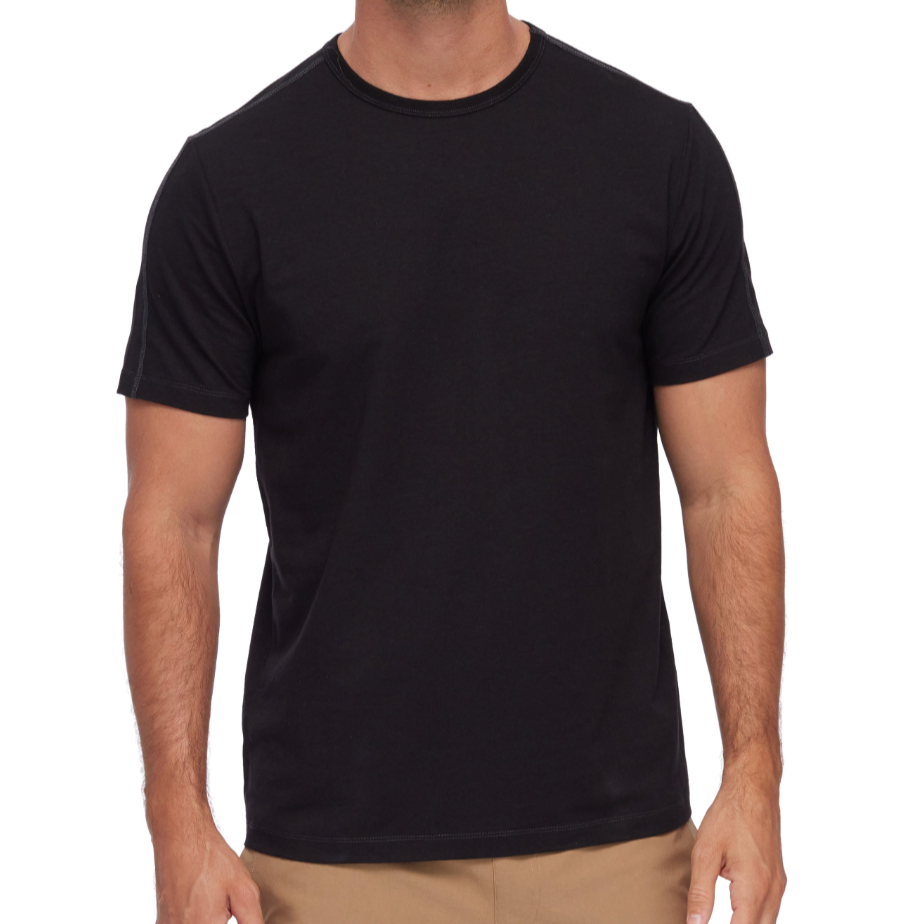 Flag & Anthem Essential Stretch Comfort Crewneck Tee Black