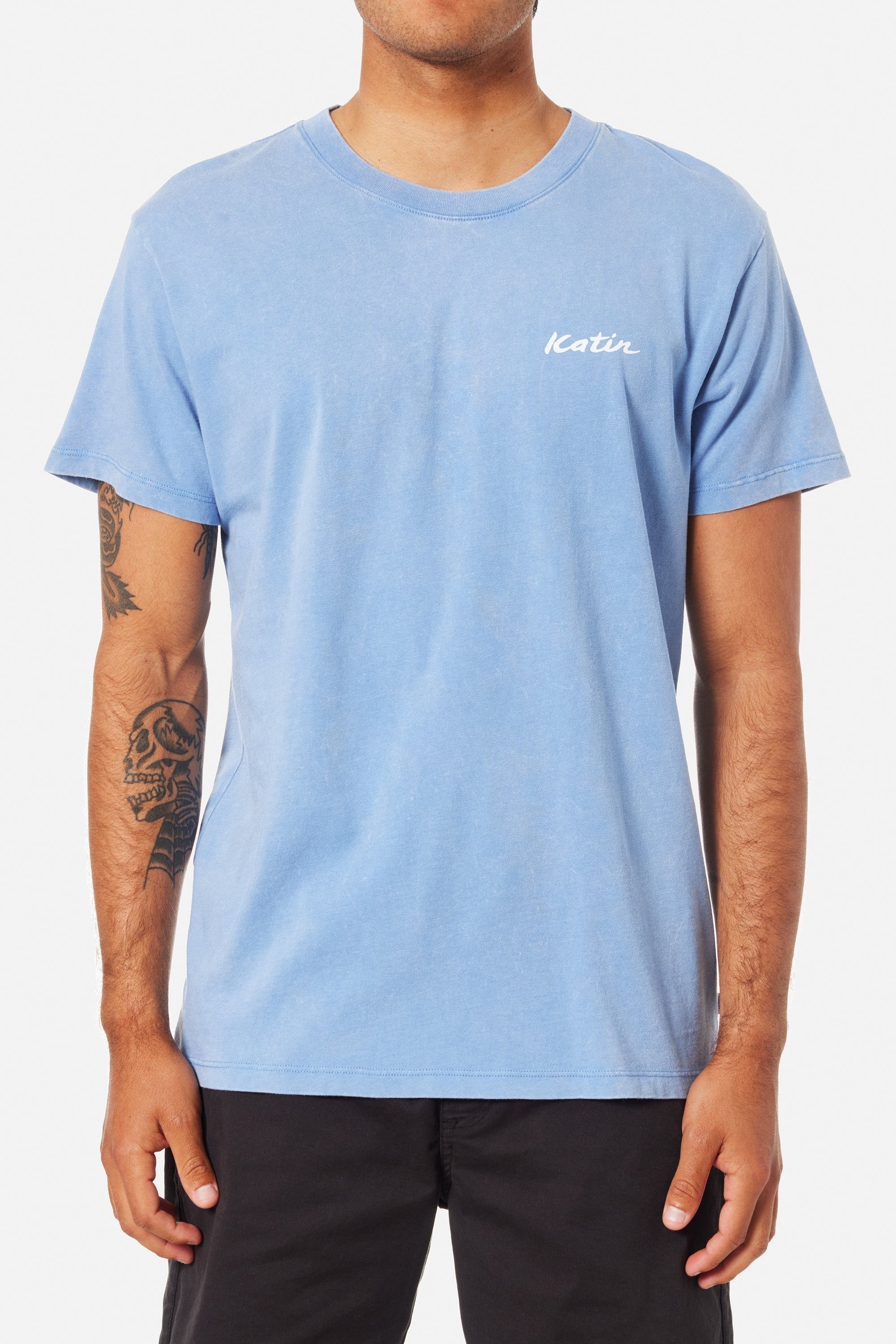 Katin Radiant Tee Bay Blue Sand Wash