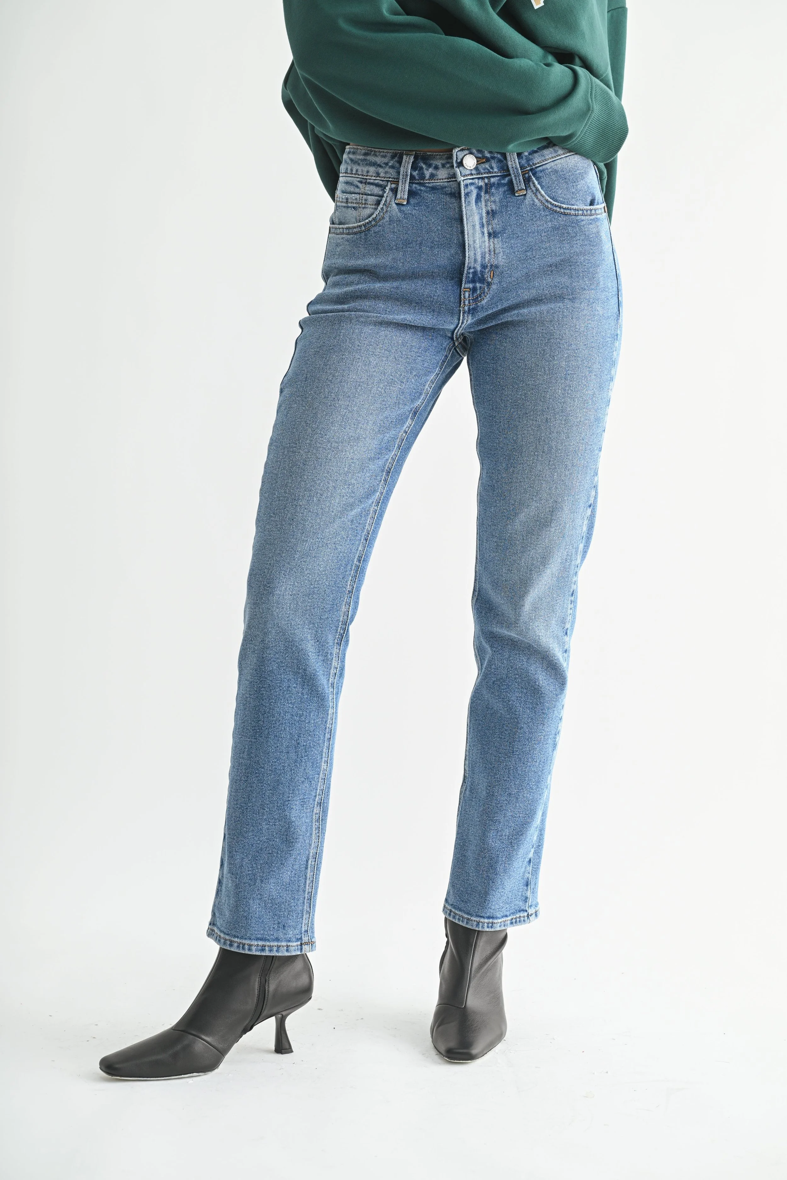 The Skinny Pencil Jean Medium Denim