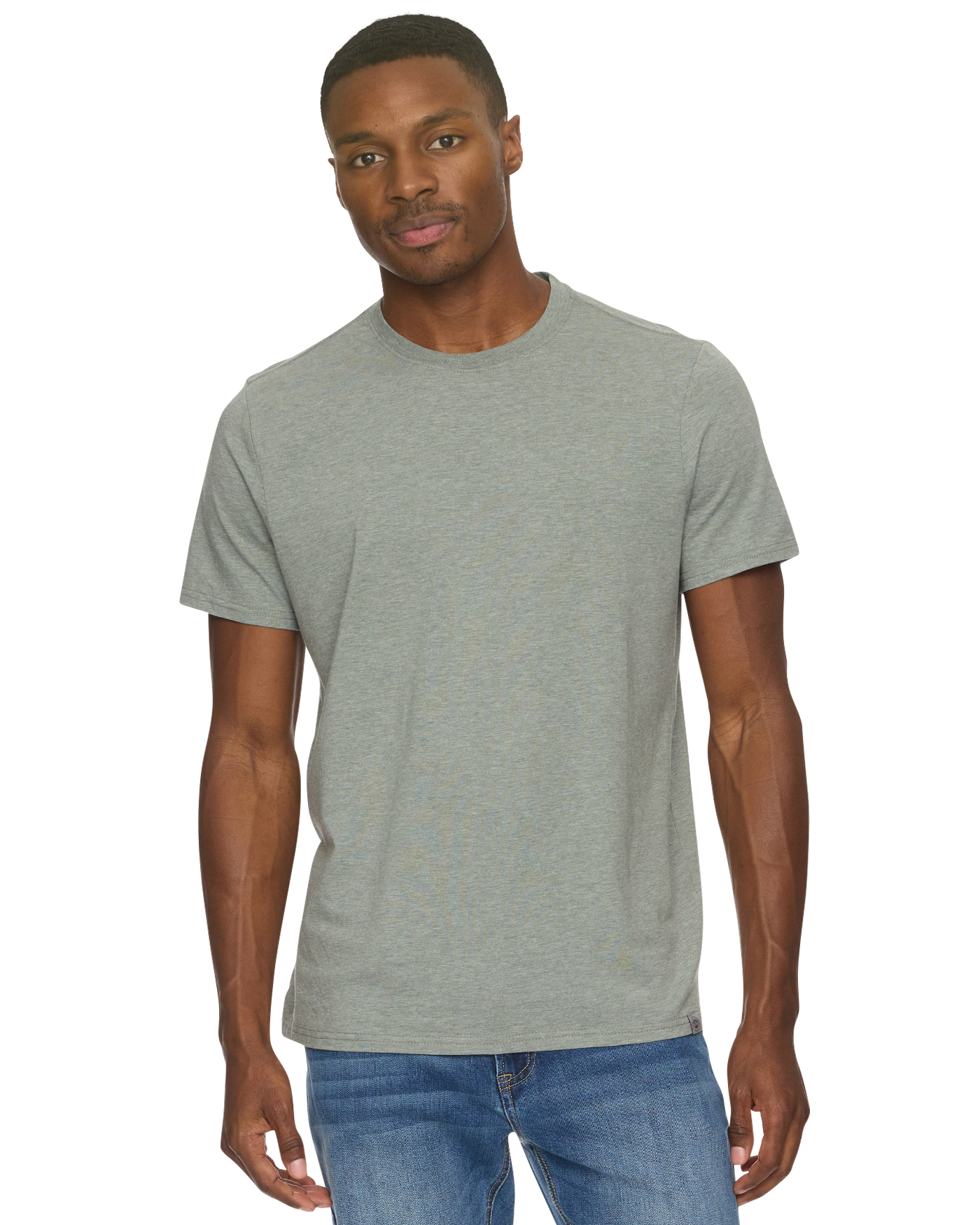 Flag & Anthem Essential Stretch Comfort Crewneck Tee Sage Heather