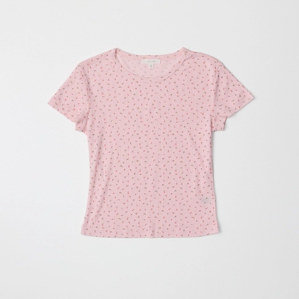 The Cherie Baby Tee Pink Floral