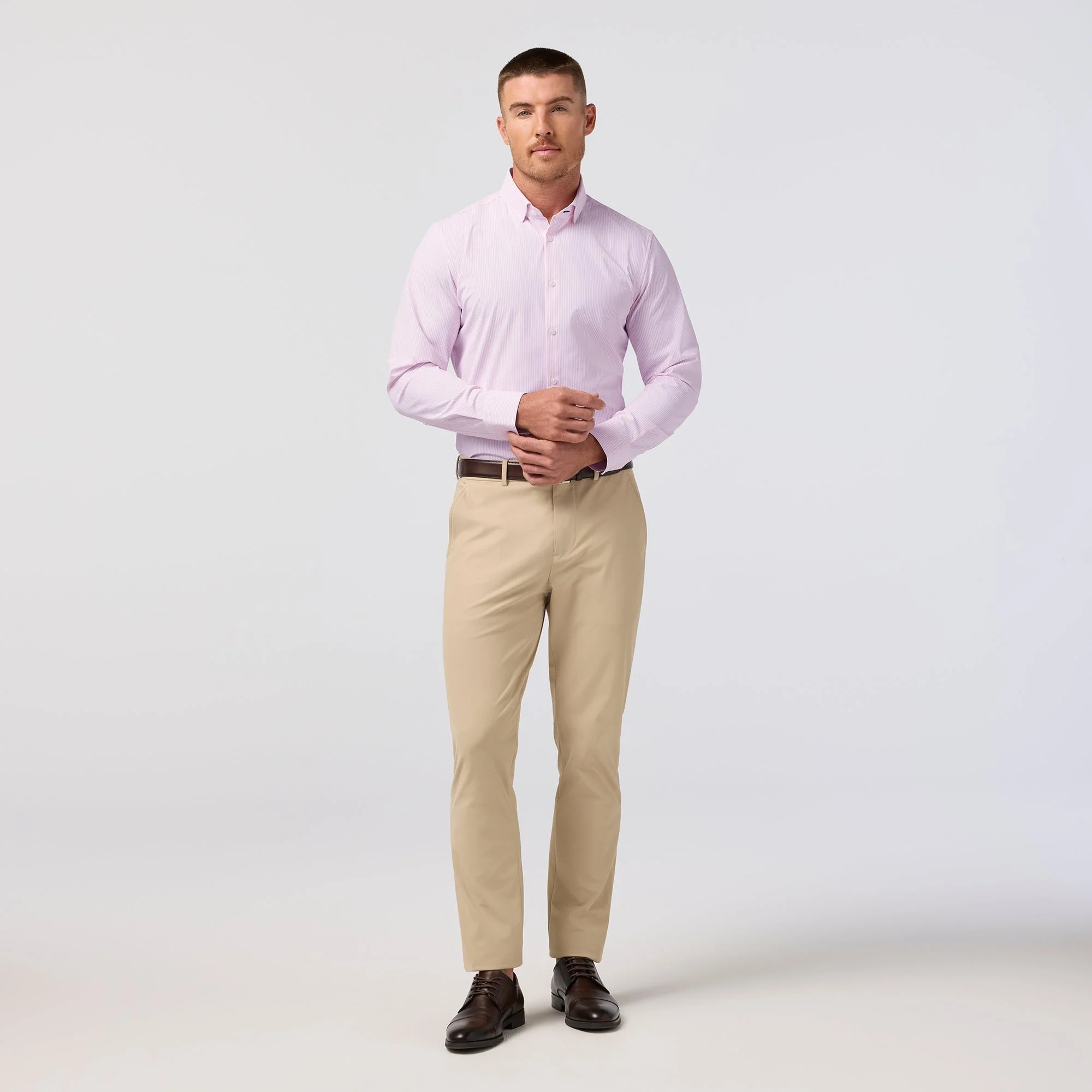 Mizzen and Main - Leeward Dress Shirt - Pink Salt Banker Stripe - 3.jpg