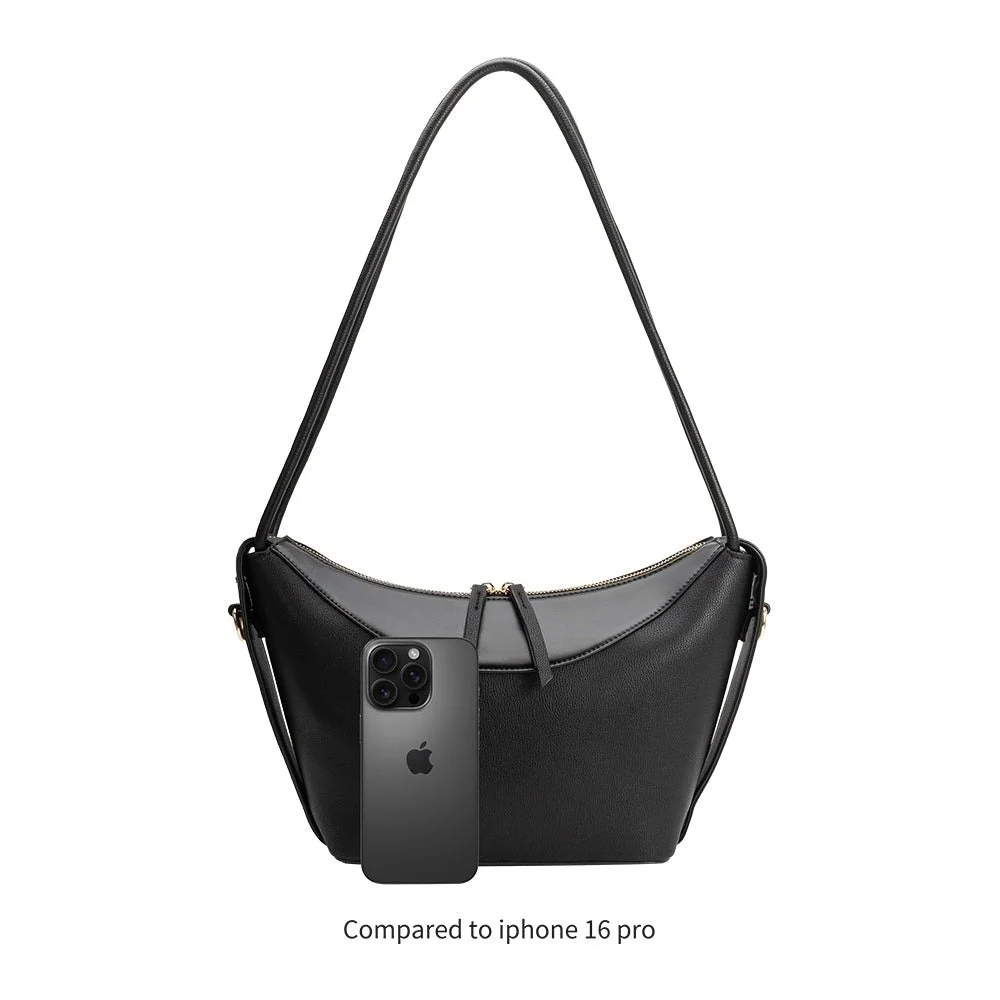 Wesley Vegan Shoulder Bag Black (Copy)
