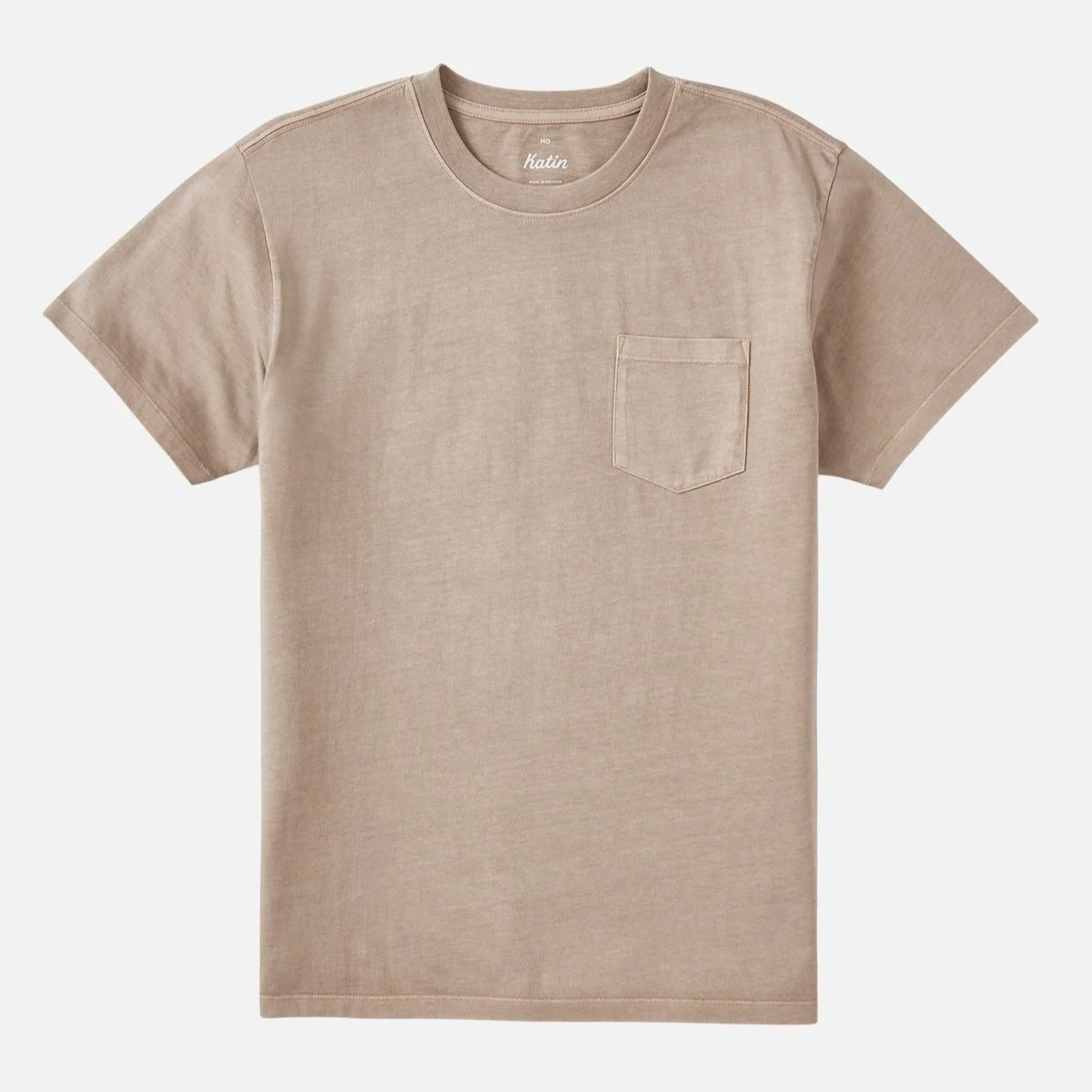 Katin Base Tee Vintage Khaki Pigment Dye