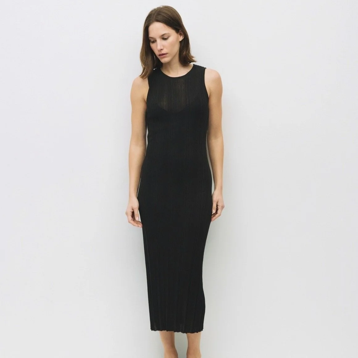 The Trinity Midi Dress Black