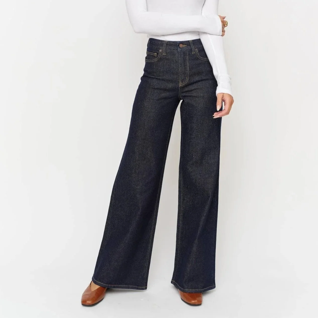 Andrews High Rise Wide Leg Timbers