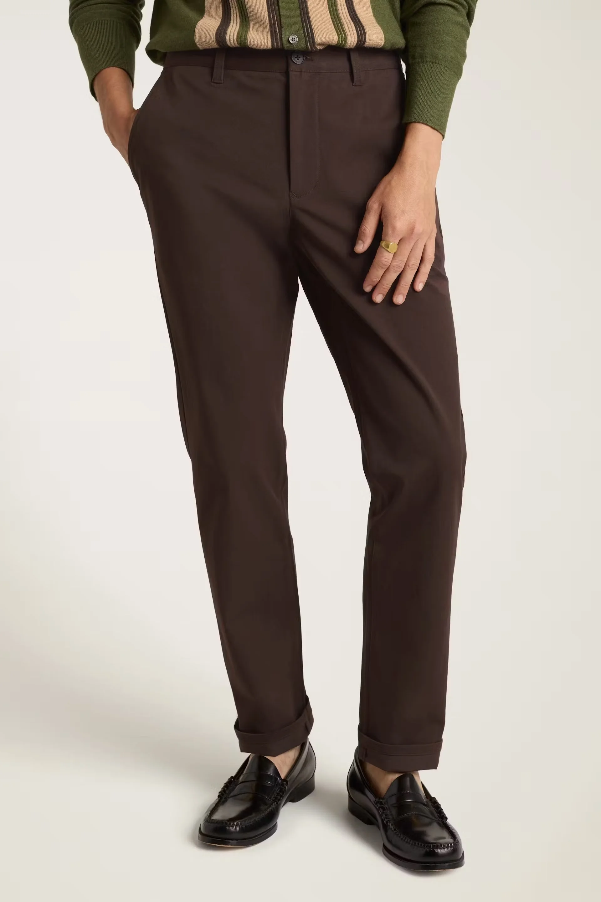 Bonobos Stretch Washed Chino 2.0 Dark Coffee — Byron & Barclay