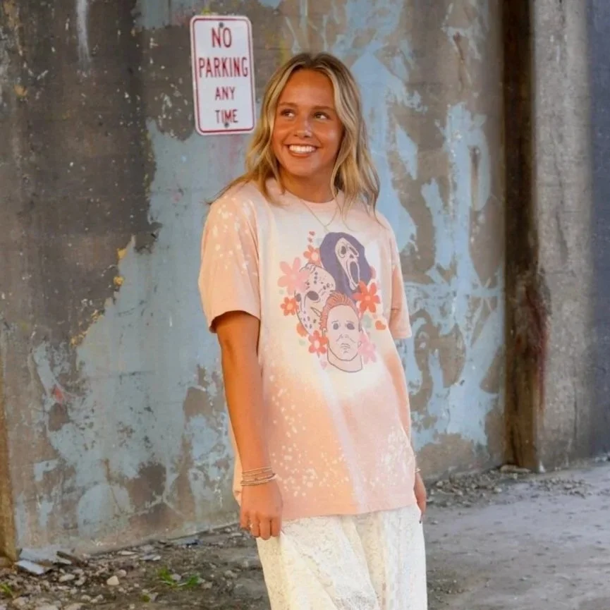 Hippie Halloween Film Graphic Tee