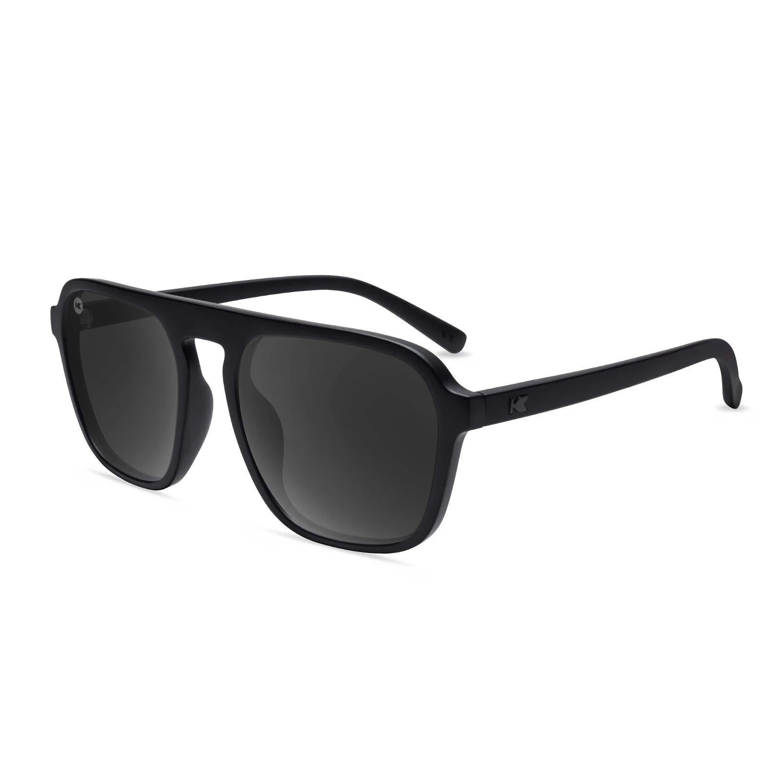 Knockaround Pacific Palisades Black on Black/Smoke Lens