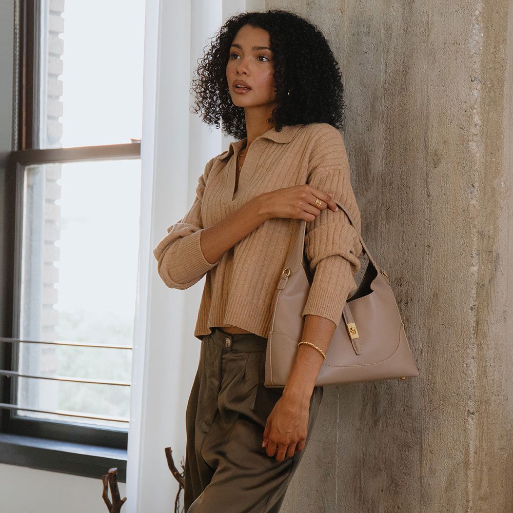 Caroline Shoulder Bag Espresso (Copy)