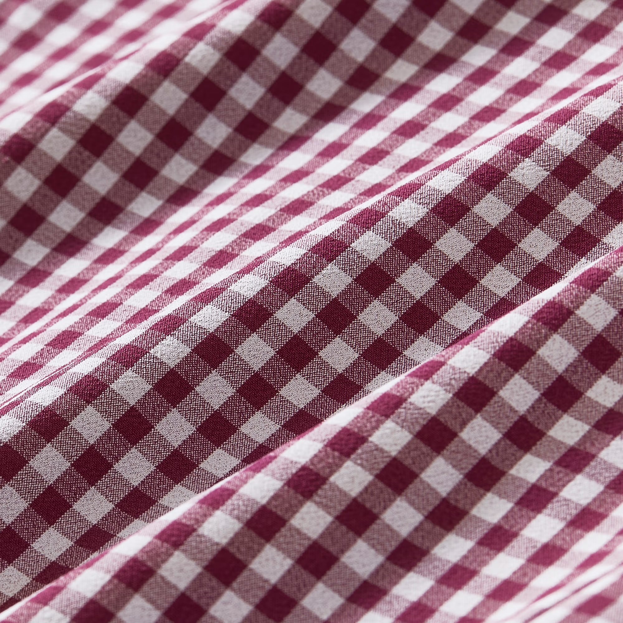 Mizzen + Main Leeward Dress Shirt Garnet Gingham