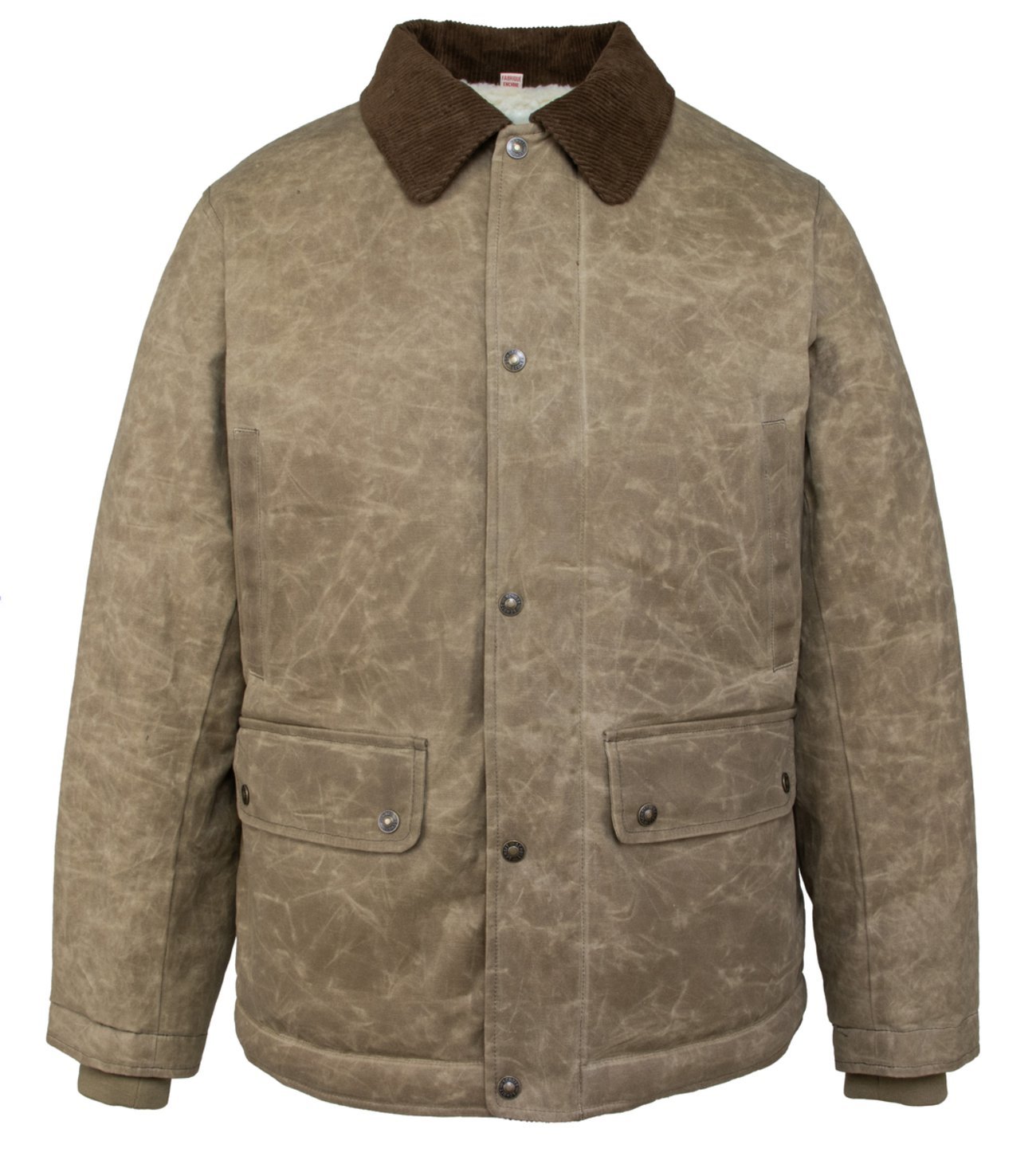 Schott Waxed Cotton Country Jacket Khaki