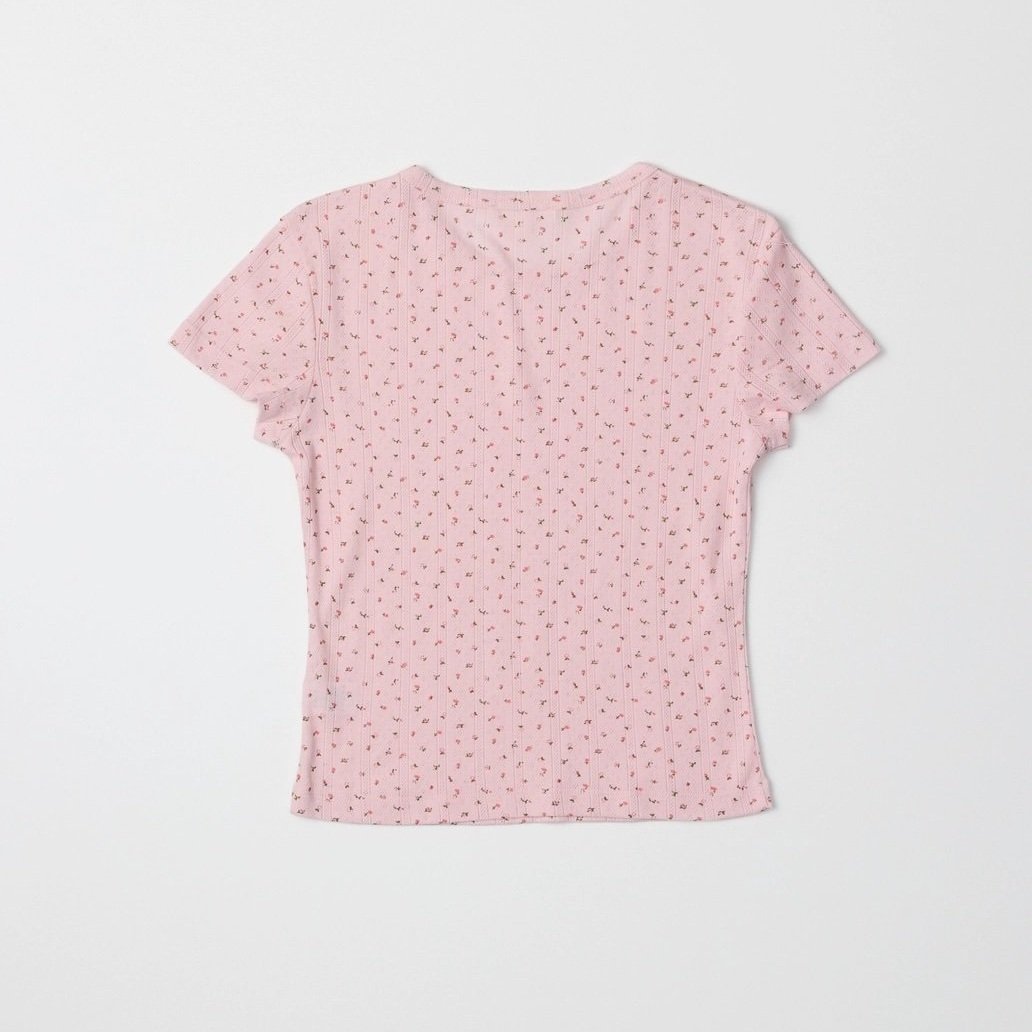 The Cherie Baby Tee Pink Floral