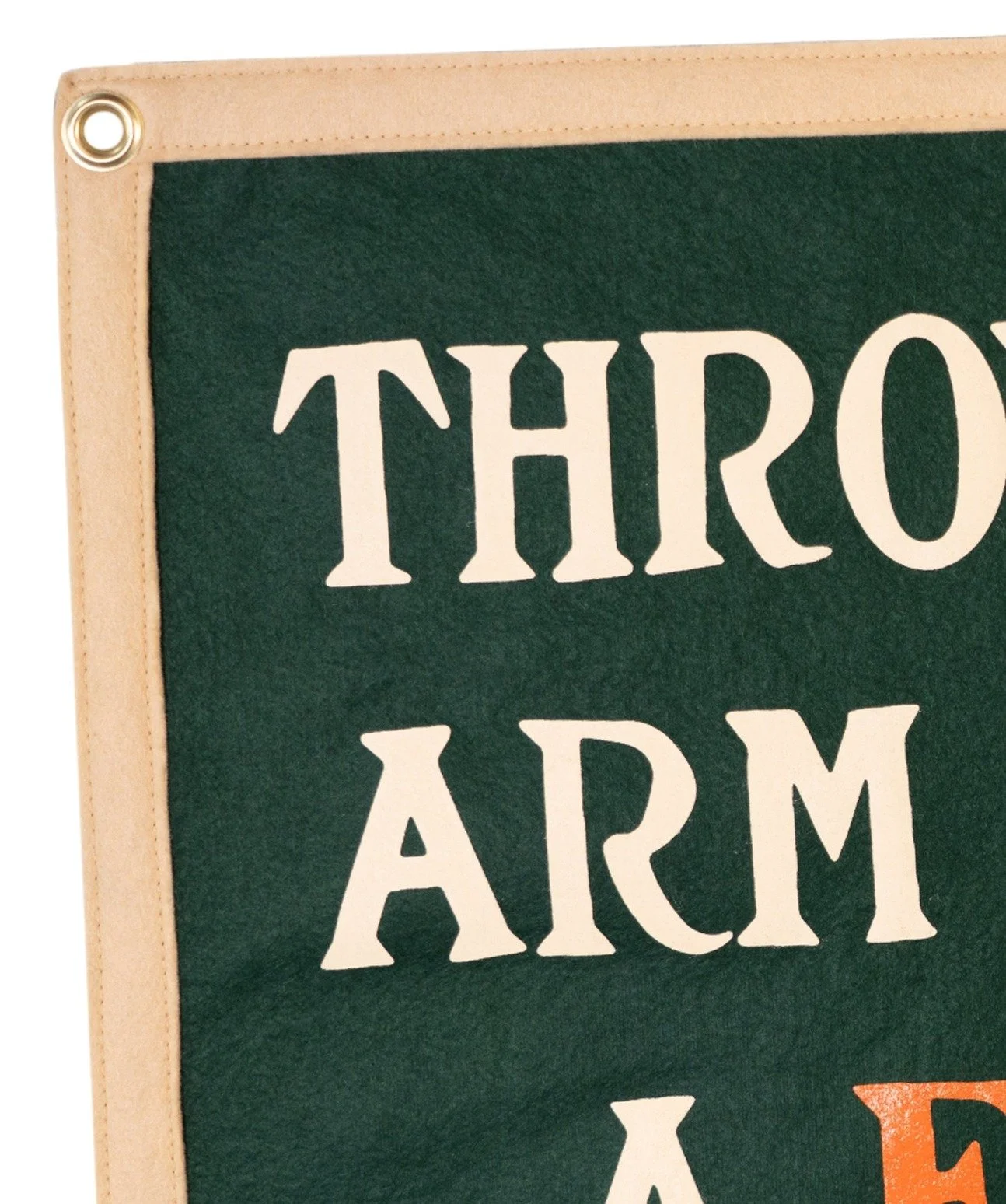 Throw Your Arm Around A Friend Camp Flag