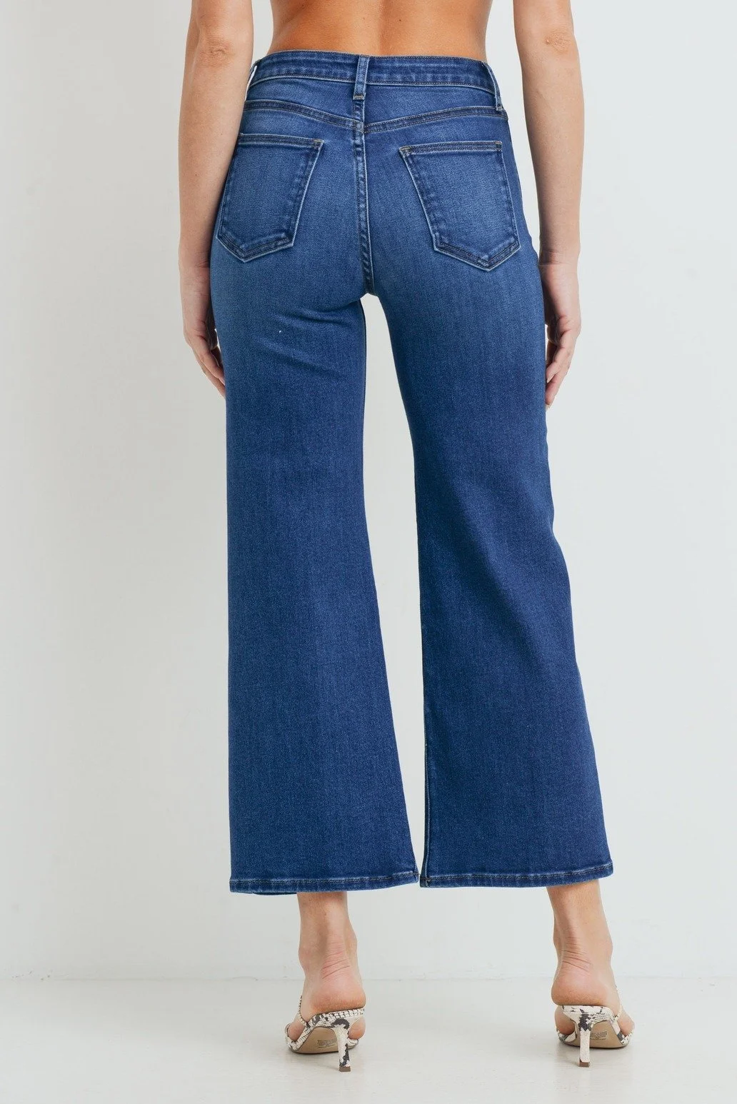The Classic High Rise Wide Leg Dark Wash