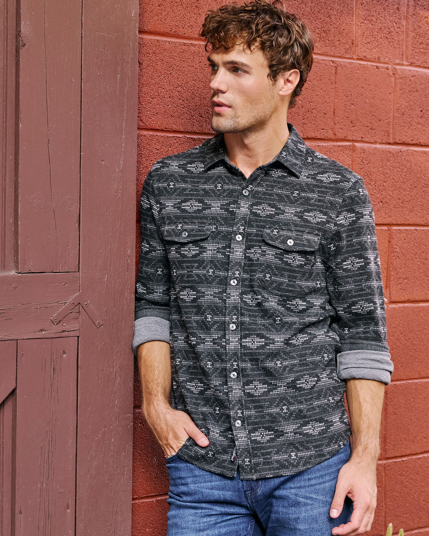 Flag & Anthem Southwest Hero Stretch Knit Flannel