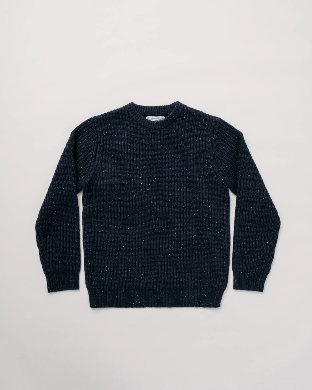 Schott Donegal Crewneck Sweater Navy