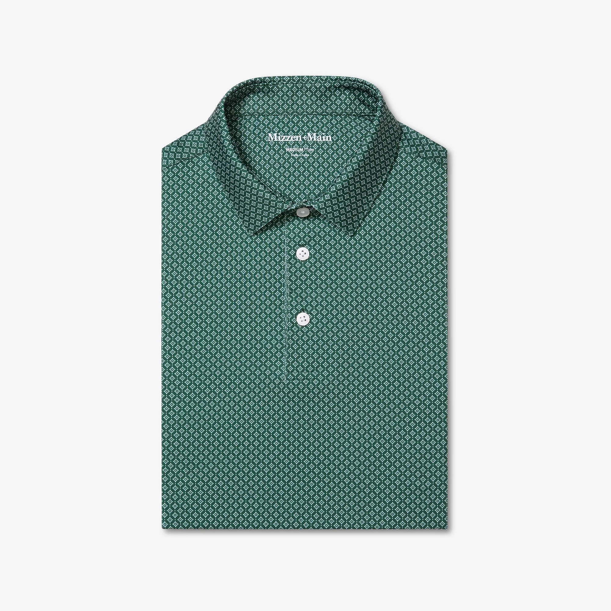 Mizzen and Main - Versa Polo - Pine Circle Texture - 2.jpg