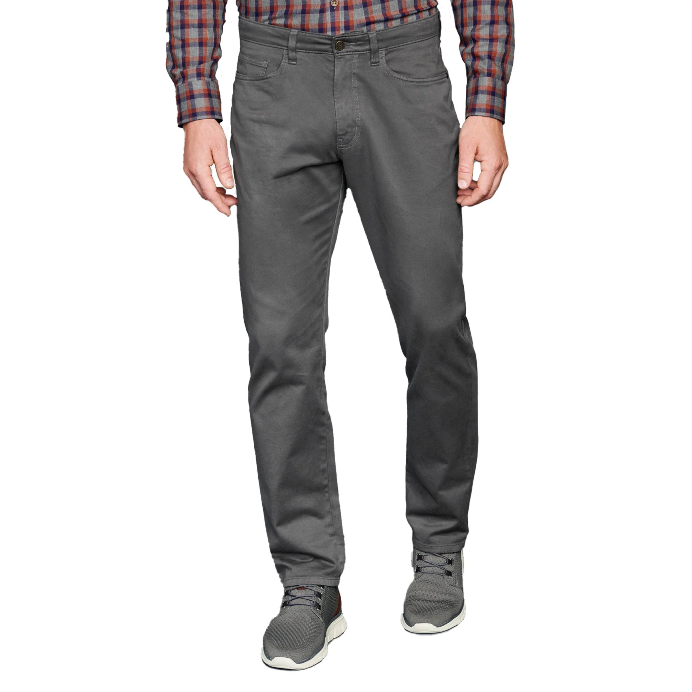 Johnston & Murphy Five-Pocket Pants Dark Charcoal