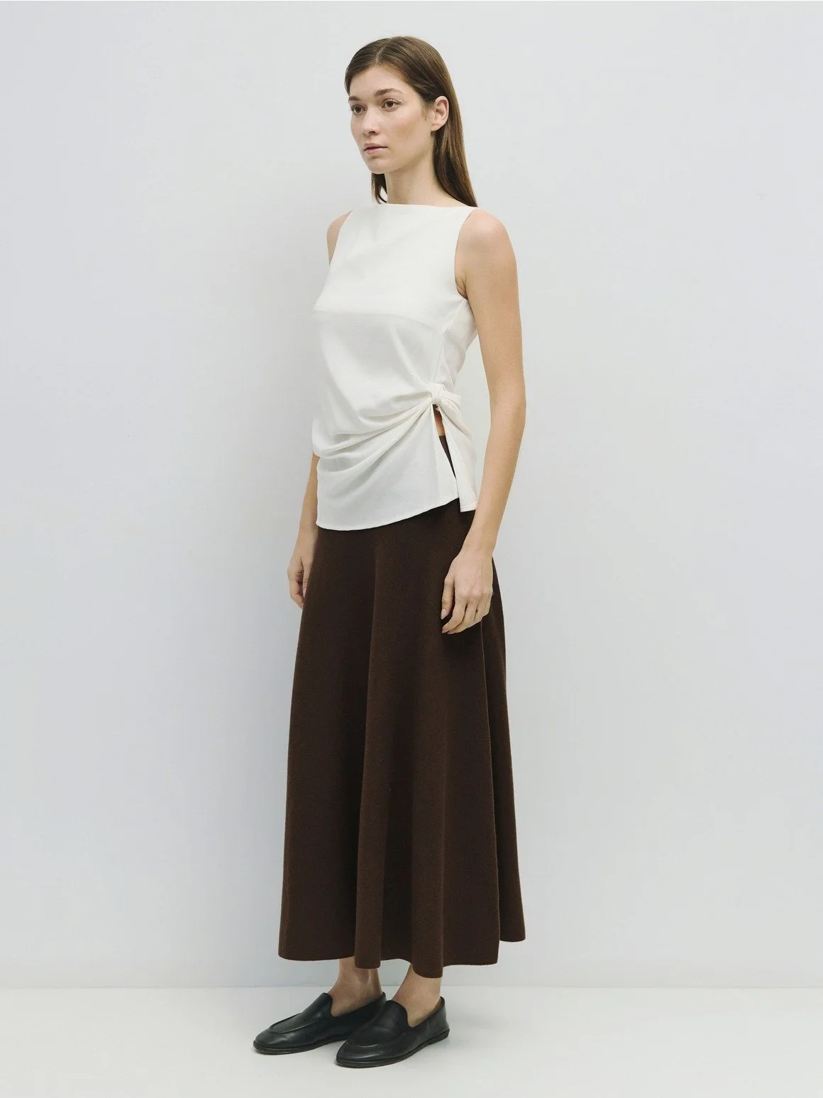 The Norma Skirt Chocolate