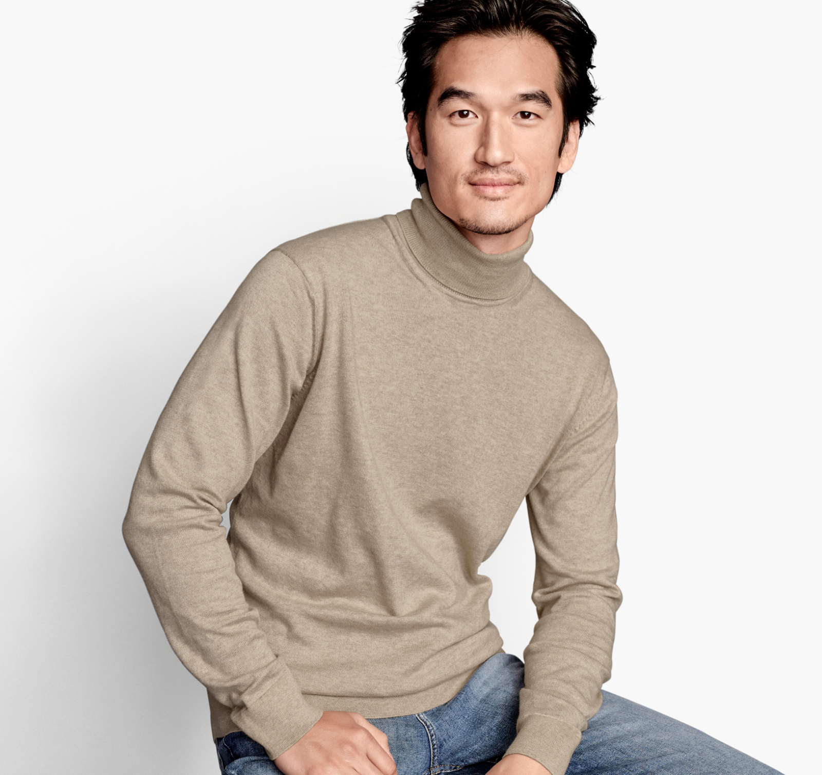 J&M Turtleneck Sweater Oatmeal