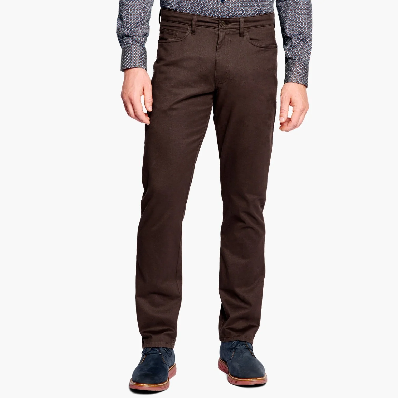 J&M Five-Pocket Pant Brown
