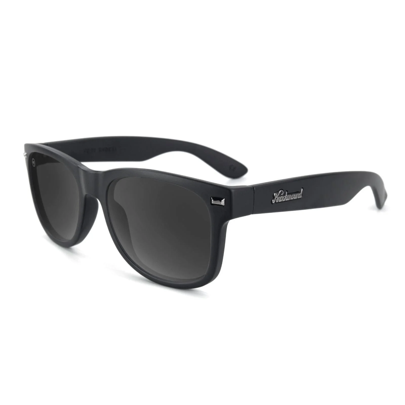 Knockaround Fort Knocks Matte Black on Black/Smoke Lens