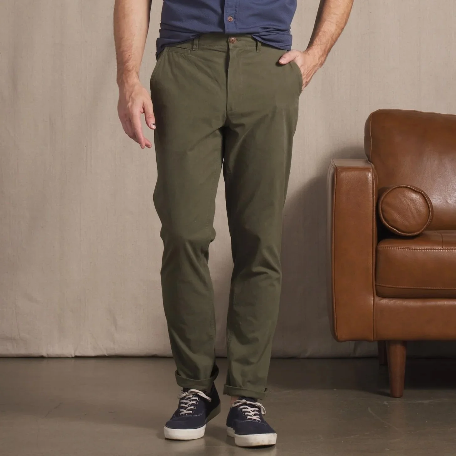 Grayers Mercer Officer Pants Dark Olive