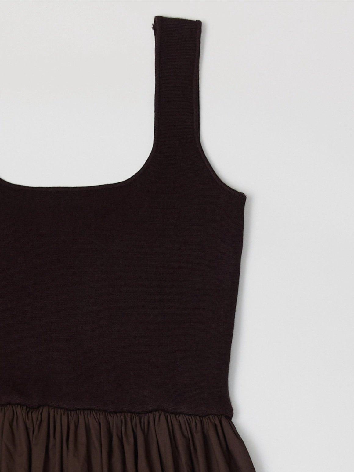 The Bella Bubble Dress Brown