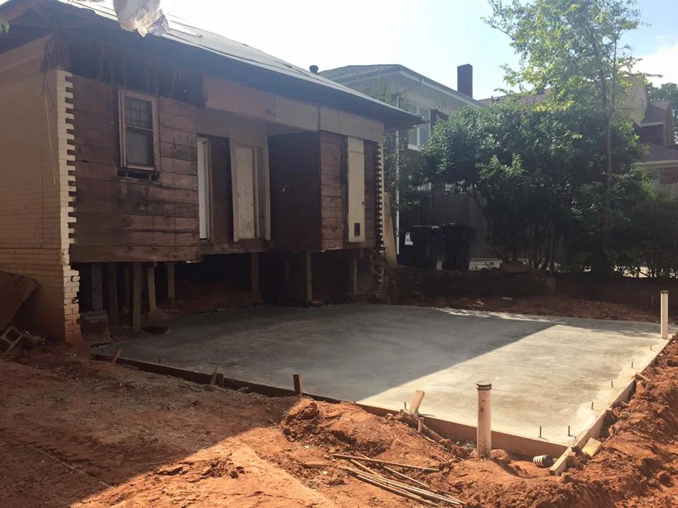 Photo: Red Door Investments. New slab poured