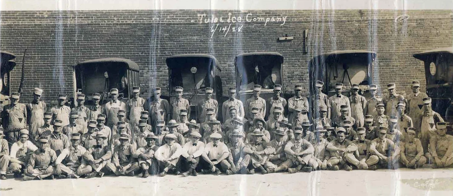 Tulsa Ice Co. (1928)  This was taken several years before my Grandfather was employed.