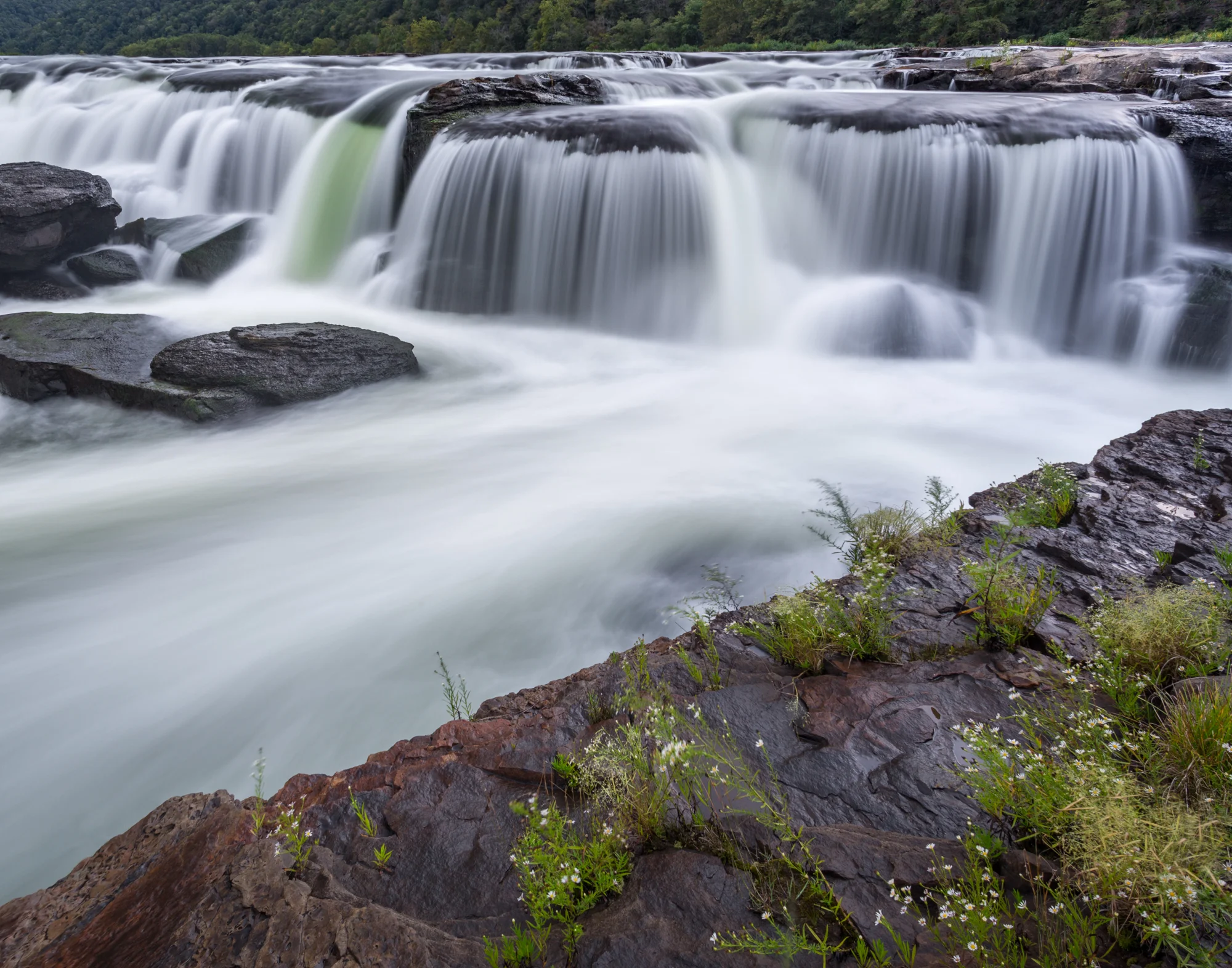 17. Sandstone Falls, New River Gorge National River, West Virginia