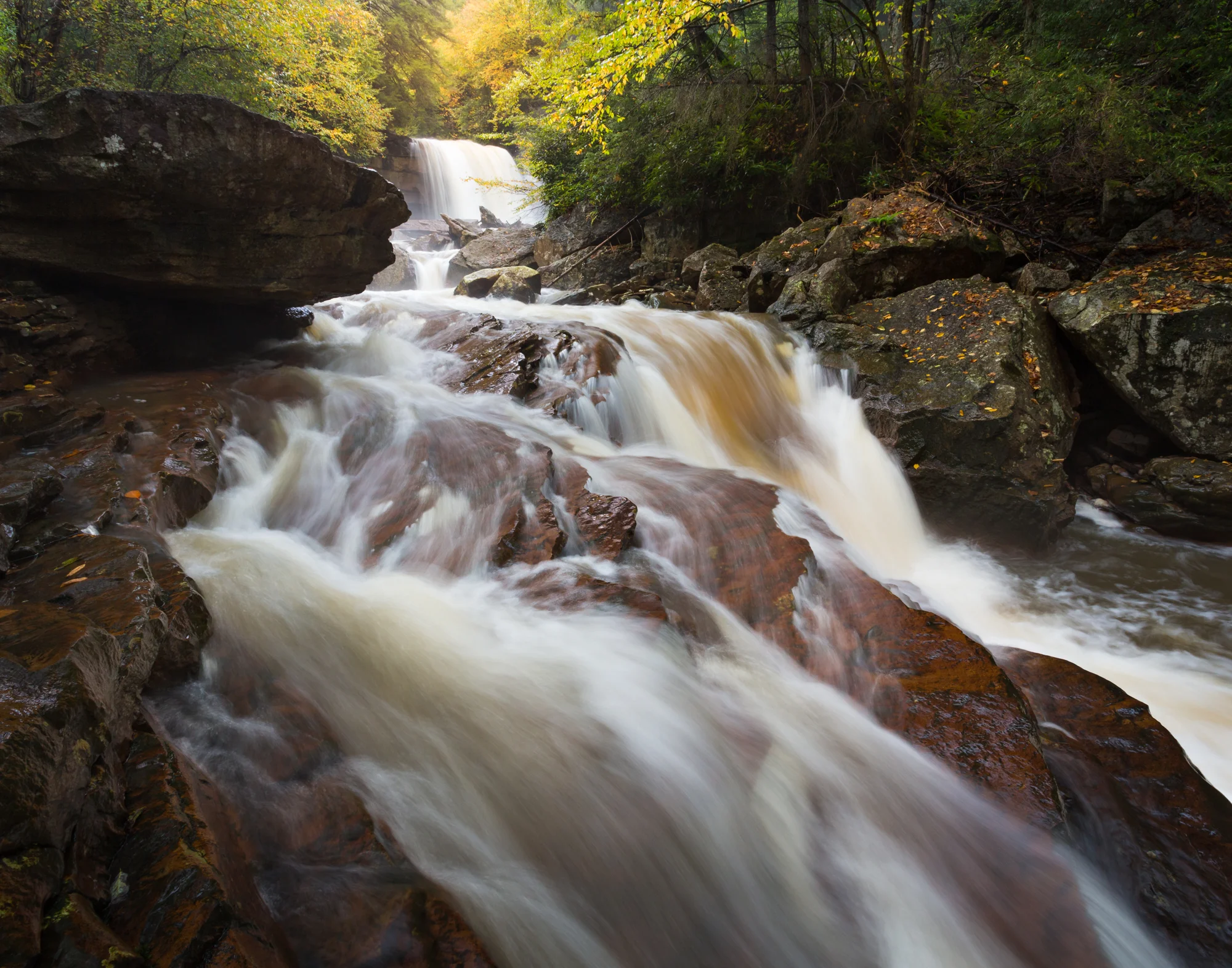 50. Douglas Falls, Monongahela National Forest, West Virginia