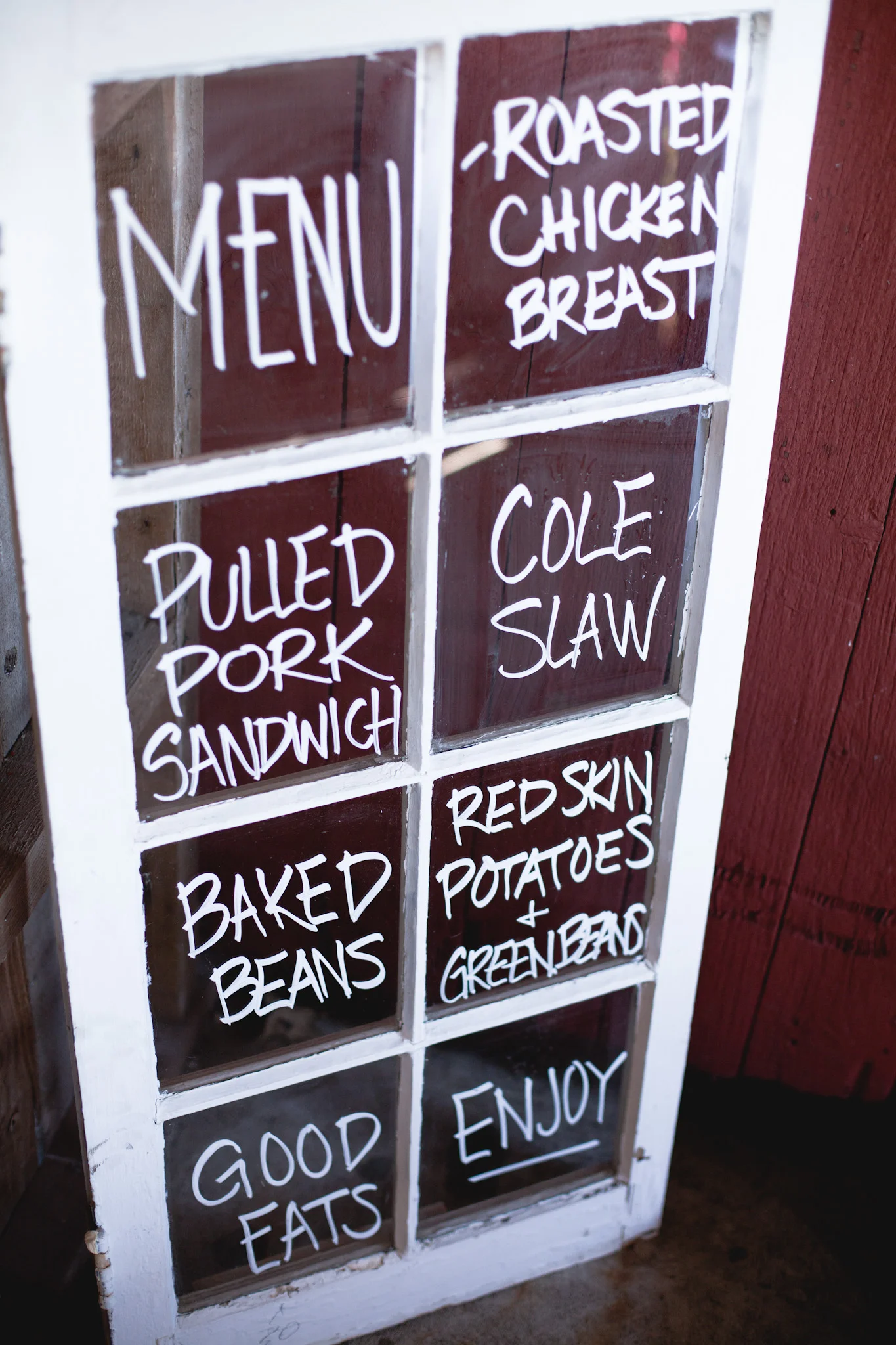 We had barbecue for our food choice and while I was so amped up that I didn't eat much the day of, ohh did I enjoy the leftovers. Northside Barbecue in La Porte catered and the food was amazing.
