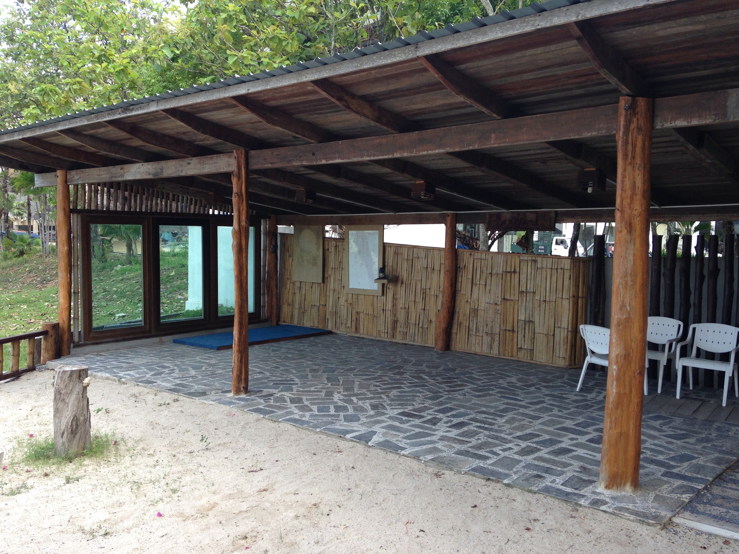 The outdoor dojo