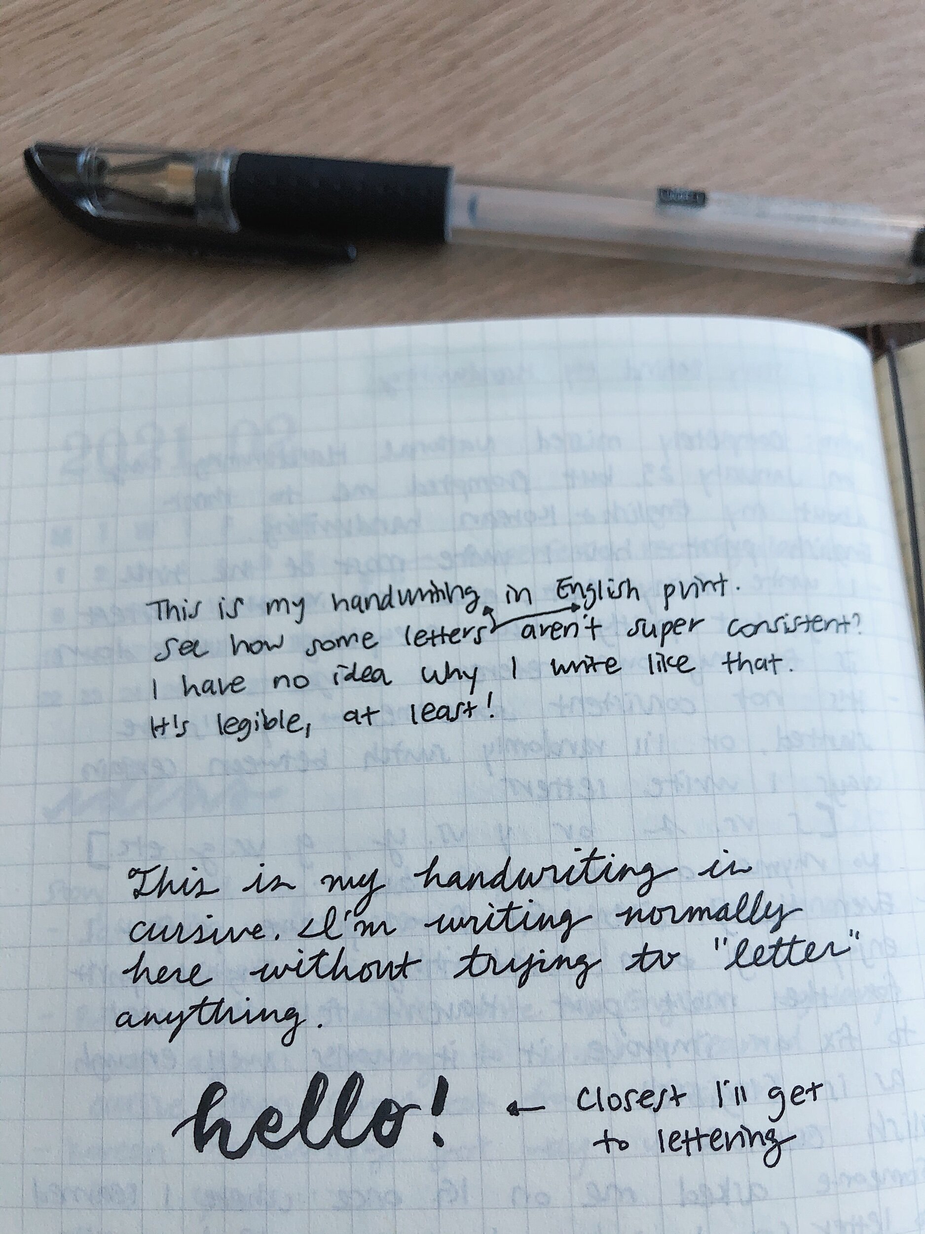 Story Behind My Handwriting — Those With Words