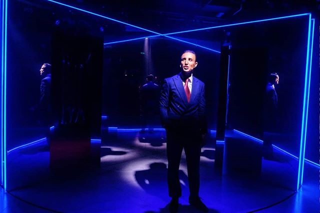 The revolving set we built for American Psycho the  Musical at the Hayes Theatre Co last month.  Produced by BB Arts @bradleybarrack and design by the very talented Isabel Hudson @isabelhudson50 and photos by Clare Hawley. .
.
Director Alexander Berl