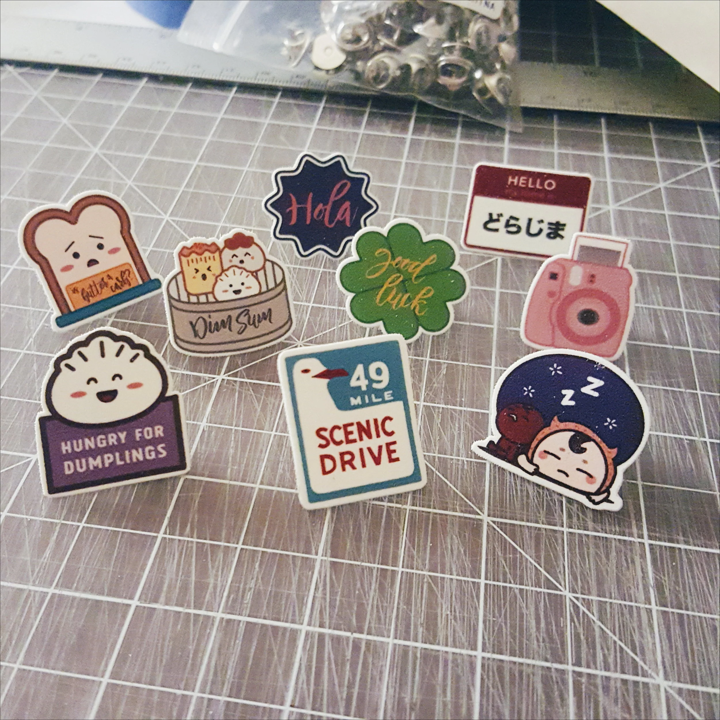 After Baking Pins