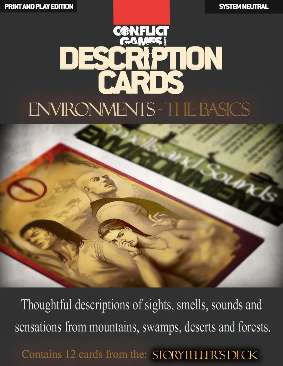Description Cards - Storytellers Deck - ENVIRONMENTS excerpt - PDF