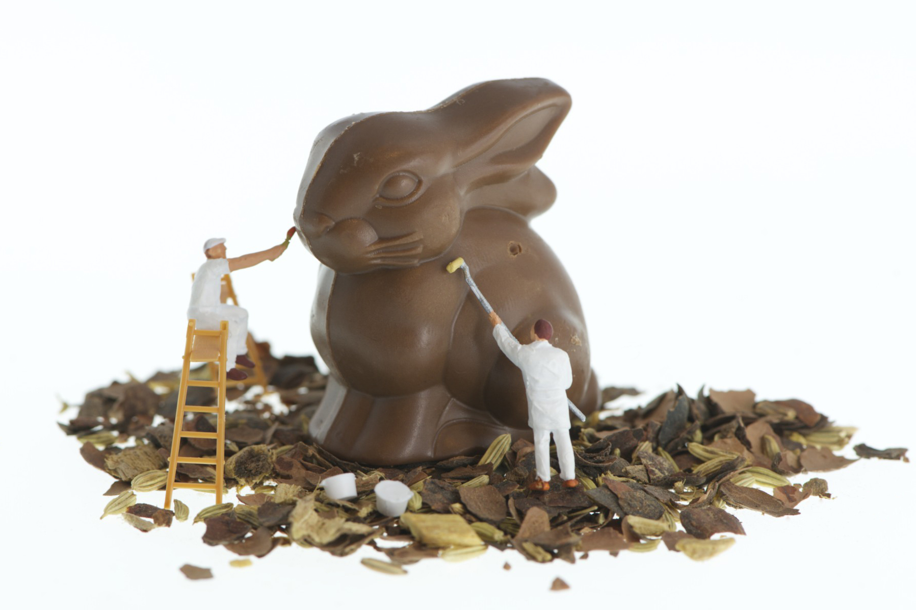 Polishing Easter Bunny for the festival!
