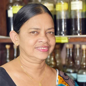 Thilakawathie Igala Hewa Thilakawathie Igala Hewa is one of the pioneering therapists at Barberyn Reef and trained with traditional Ayurveda physicians and refined the Barberyn way of oil applications over the past 30 years. She also studied massage therapy in Thailand. She has also participated and demonstrated Ayurveda therapies in workshops held in Germany and Japan. She is the lead Therapist and Trainer at Barberyn Reef Ayurveda Resort and co-ordinates the individual Ayurveda treatment plans with the doctors ensuring effective services based on best practices. She is also engaged with the Institute of Ayurveda and Alternative Medicine of Barberyn and regularly demonstrates and teaches at the Institute courses.