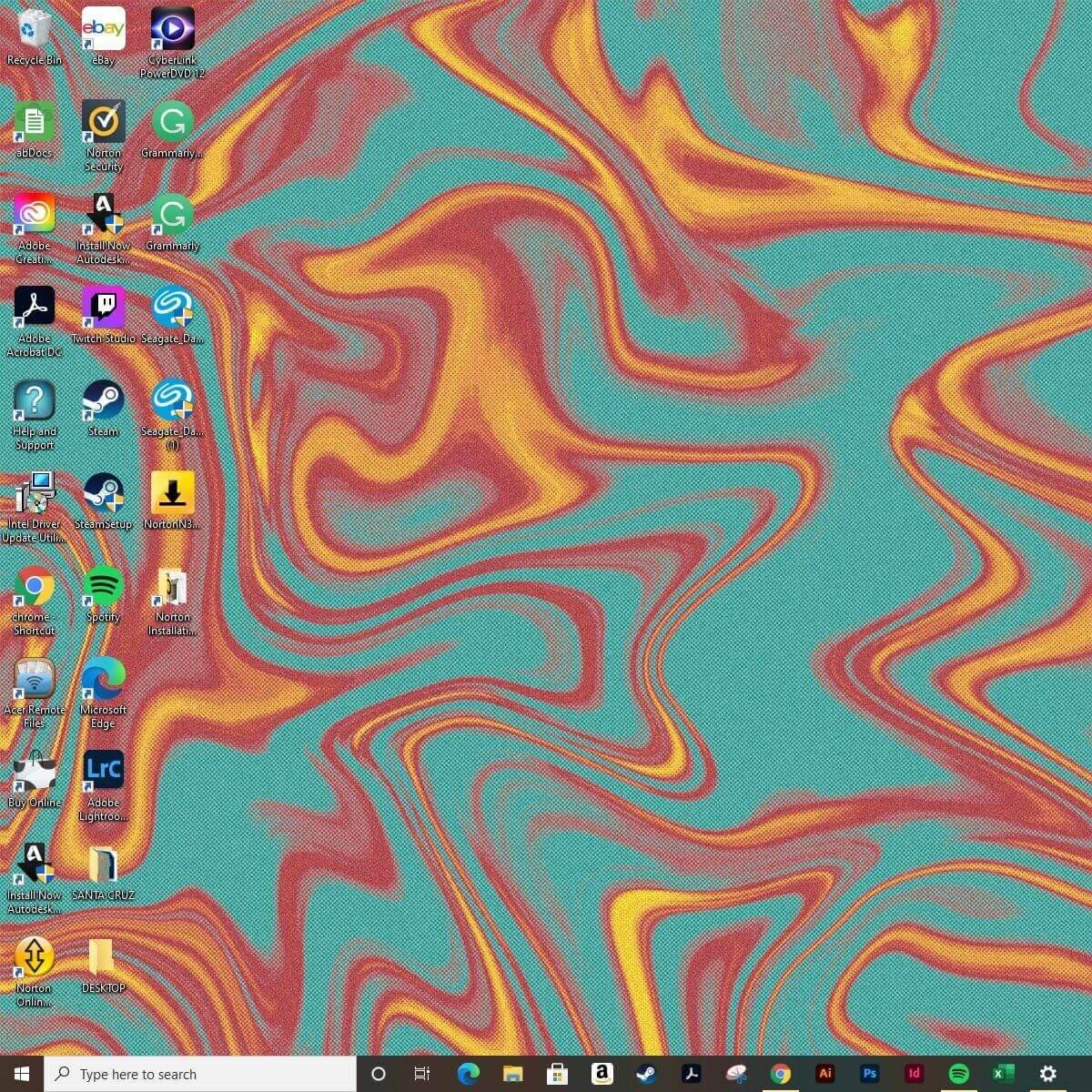 Santa Cruz Digital Wallpaper