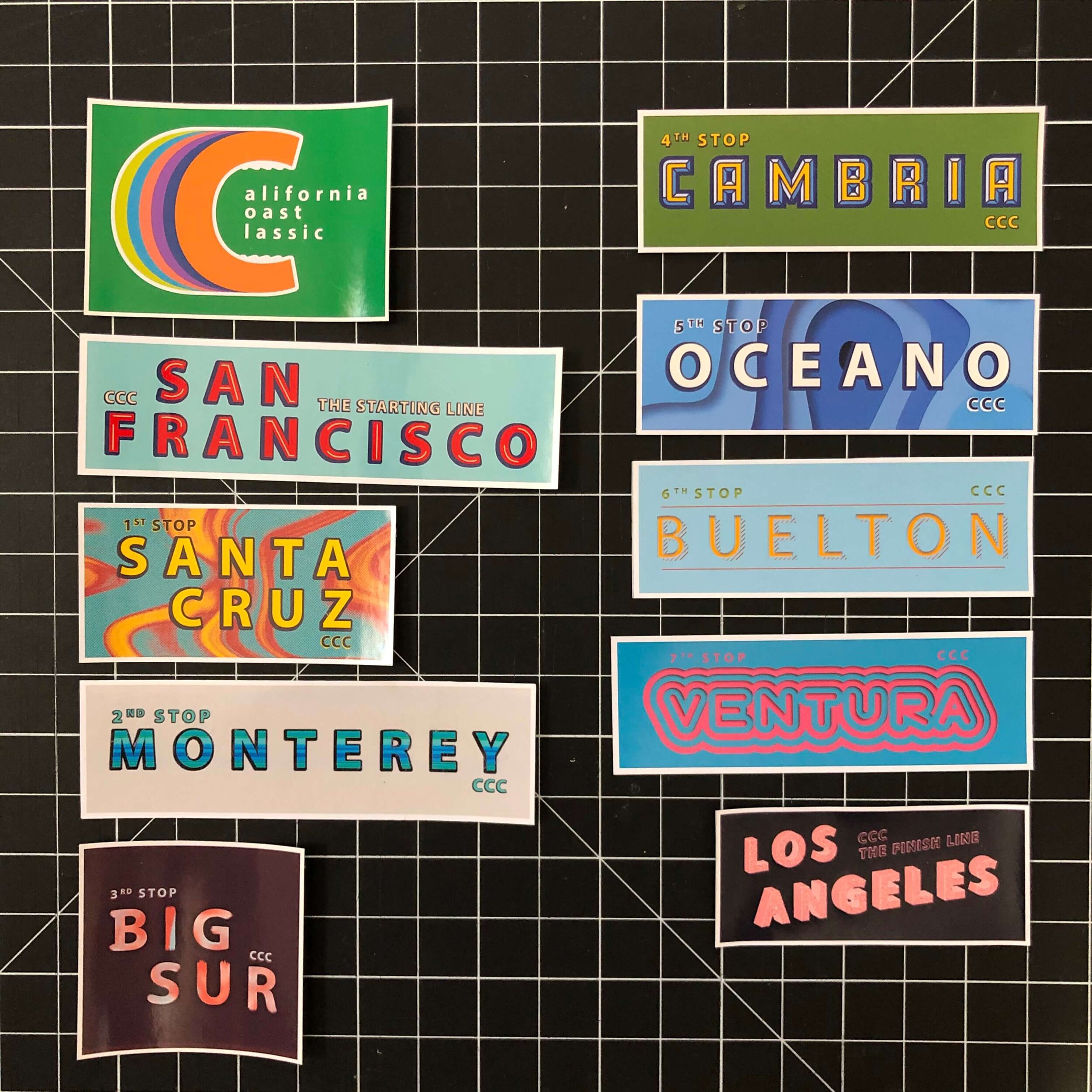 CCC 2020 - Pit Stops Sticker Pack